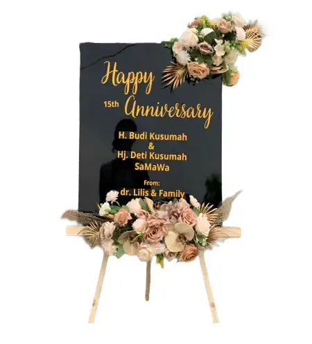 Papan Bunga Akrilik Dauh Peken